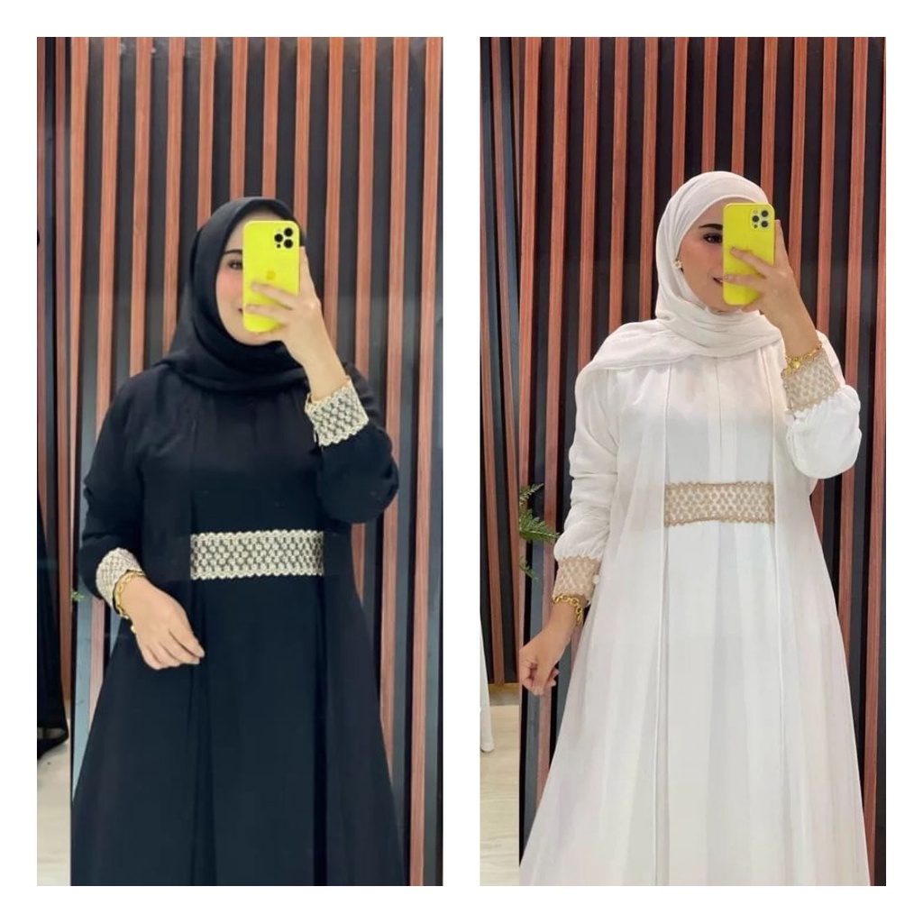 SC Salsa Dress fashion wanita muslimah kekinian dress wanita busui dress pengajian dress kekondangan