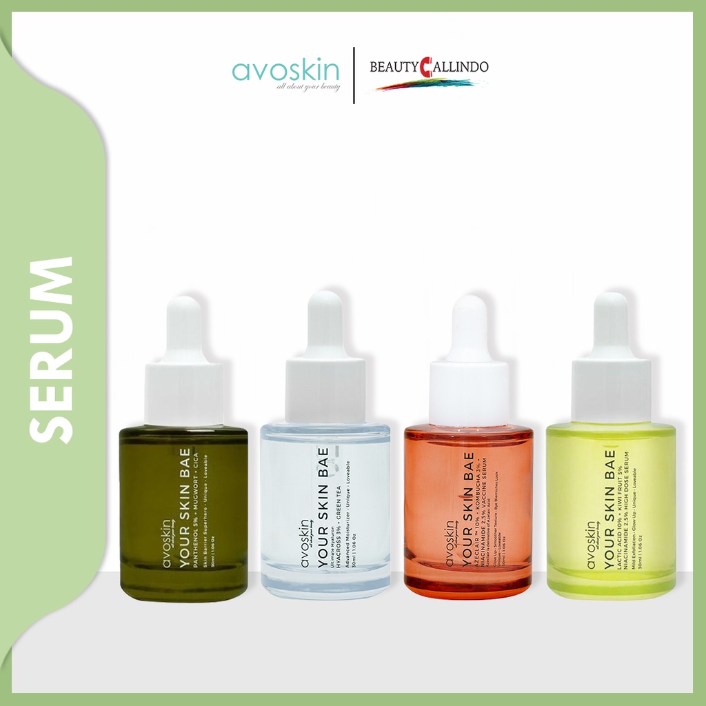 AVOSKIN Your Skin Bae Serum Niacinamide | Salicylic | Arbutin | Lactic | Hyacross | Marine | Vitamin C