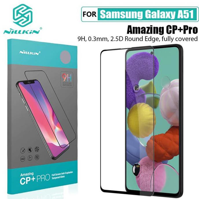 SAMSUNG GALAXY M31S M317 NILLKIN ORIGINAL TEMPERED GLASS CP+PRO FRAME