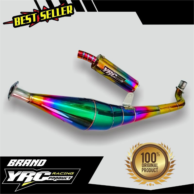 Knalpot fizR samping ful rainbow yrc racing
