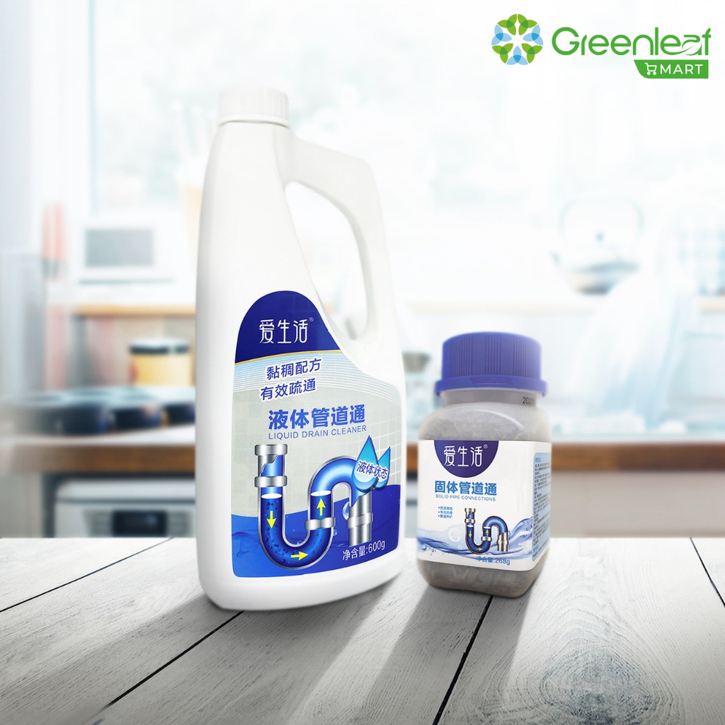 Pembersih Pipa Tersumbat / Mampet. Pembersih Sumbatan Pipa Saluran. Cairan / Padat Drain Cleaner