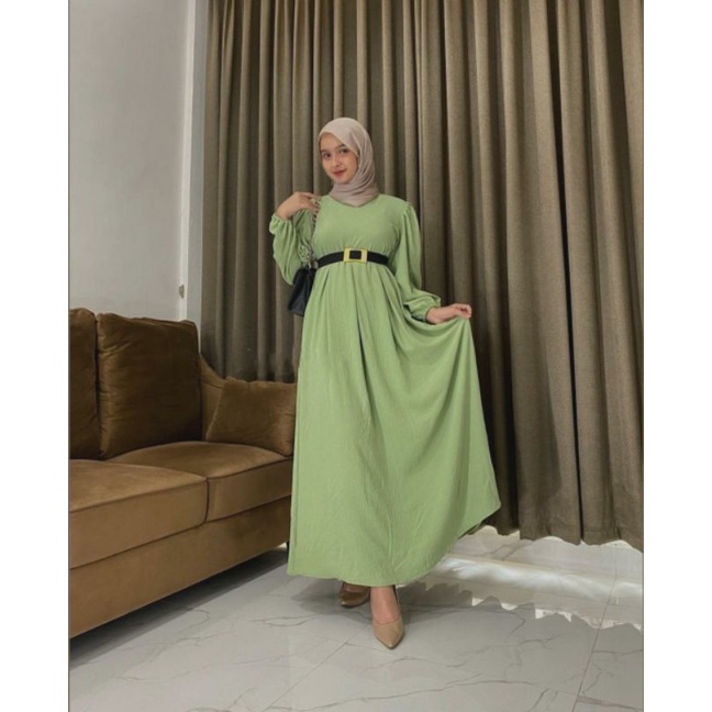 DEWI MIDI DRESS CRINCLE AIRFLOW