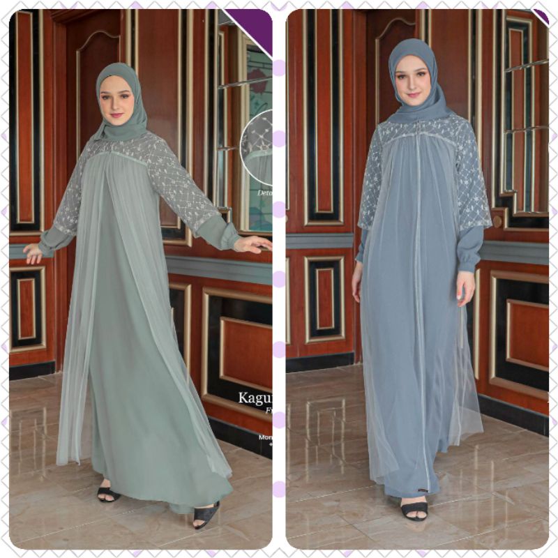 KAGUMI ETHICA SERIES GAMIS KAGUMI 264 FROSTY GREEN KAGUMI 264 MISTY BLUE