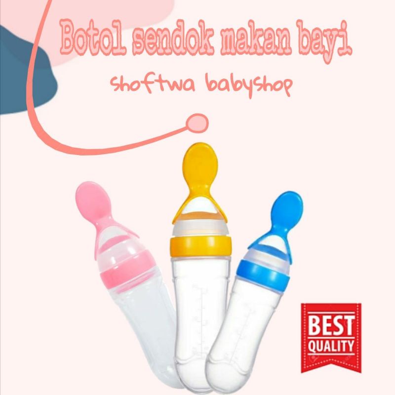 Botol Sendok Makan Bayi baby Bottle Spoon