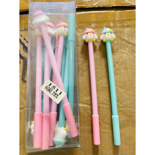 

pen gel kepala karet pinguin satuan