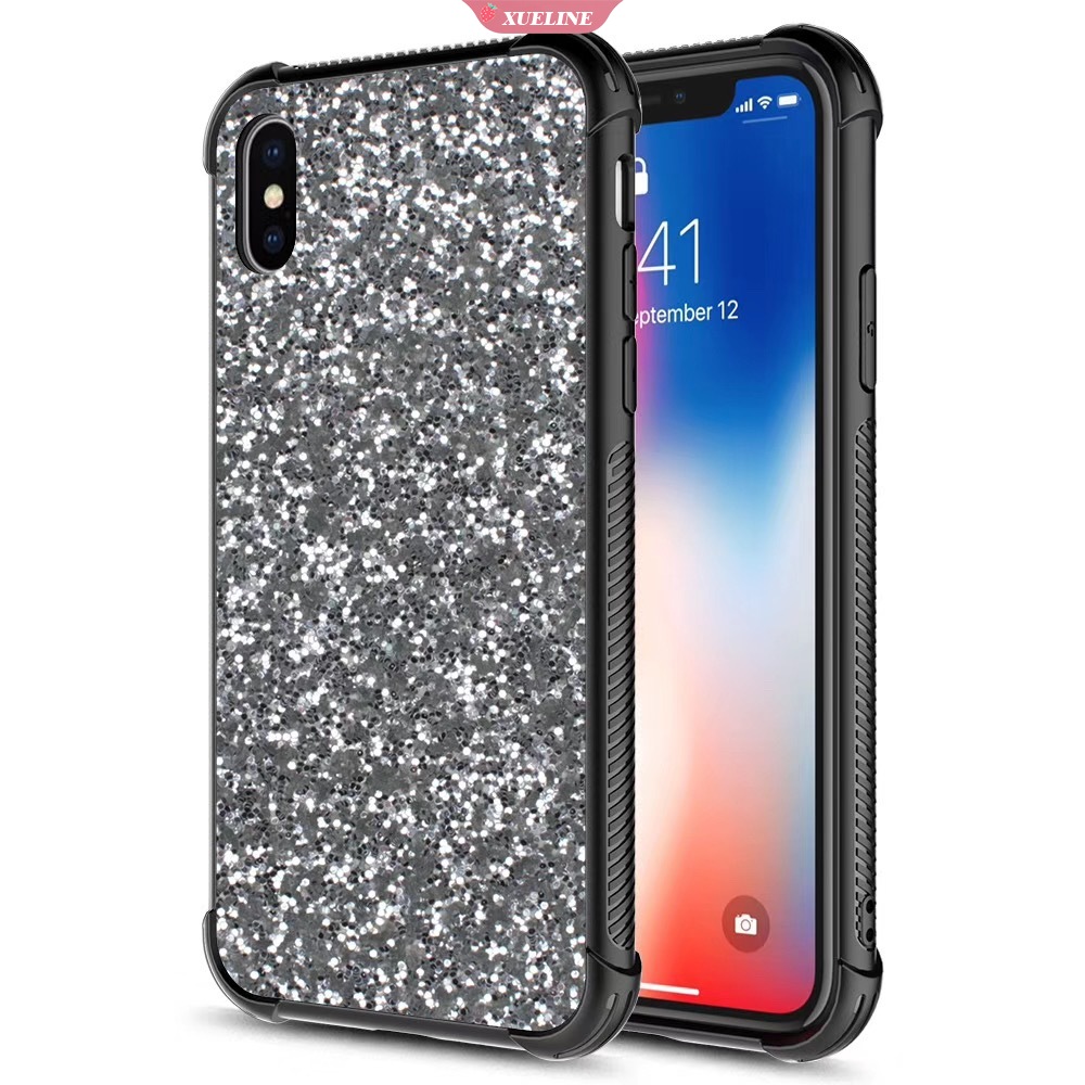 Iphone 7 Plus ​8 Plus 6 Plus 6S Plus XR ​X Xs Max Phone Case Glitter Phone Case Shockproof Protective Cover Soft Silicone Case Shell Xueling