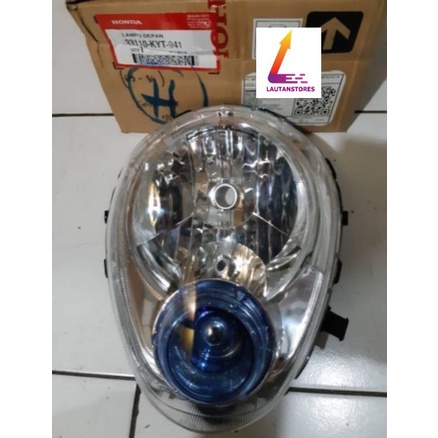 33110-KYT-941 Lampu Depan Reflektor Head Light Scoopy Karbu