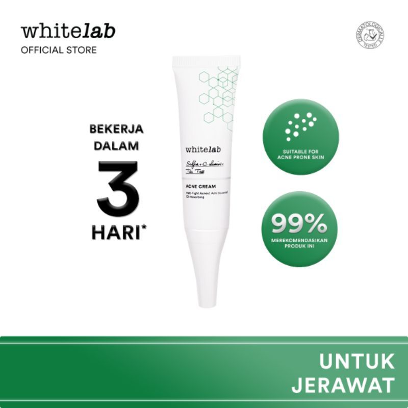 BISA COD - WHITELAB ACNE CREAM - CREAM JERAWAT WHITE LAB