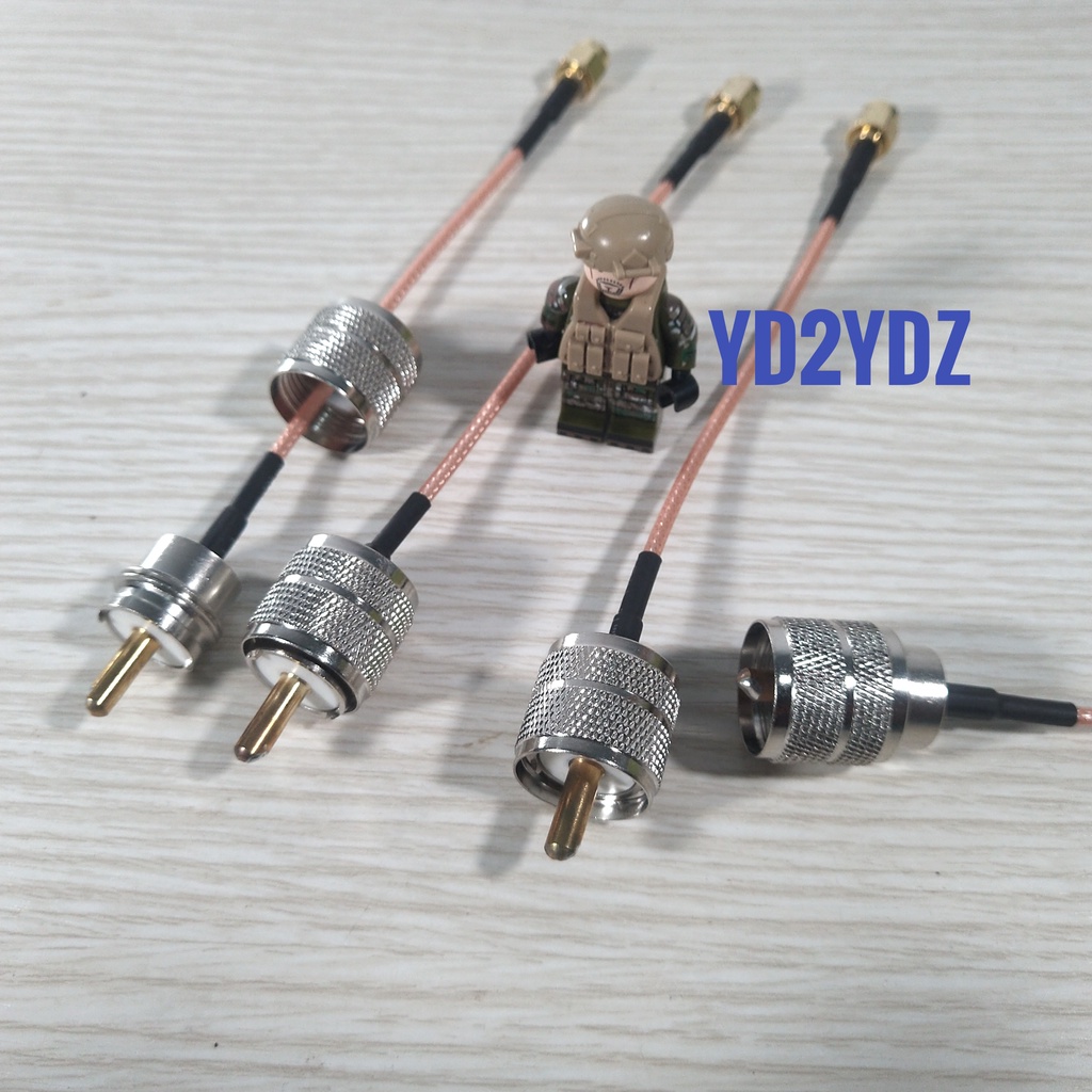 pigtail sma male to pl pl259 uhf male konektor kabel rg316 pl-259 15cm coax jumper rf sambungan ht antenna nanovna vna rg-316 analyzer coaxial antena luar extension connector teflon