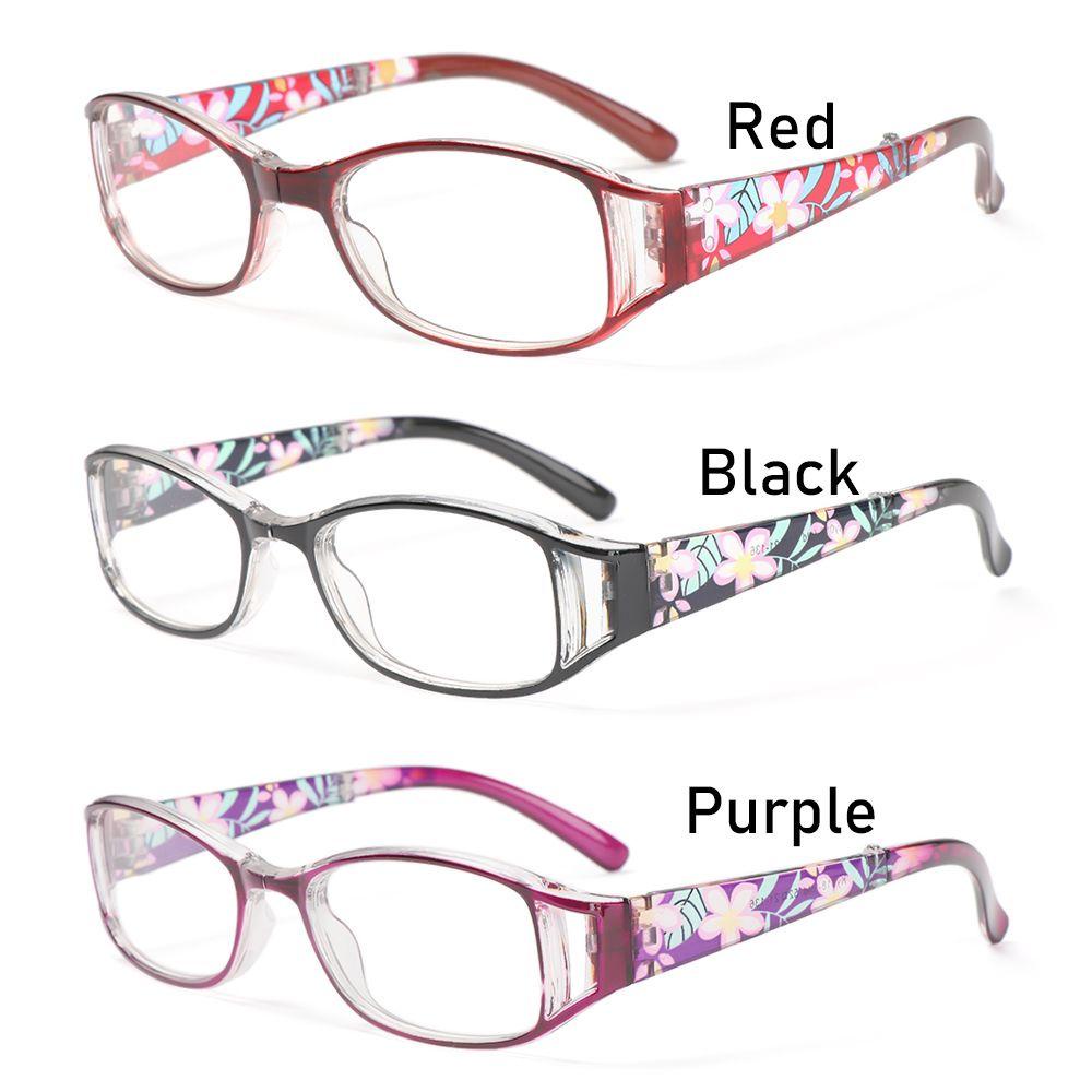 Lily Anti-blue Light Kacamata Fashion Printing Vintage Klasik Lipat Presbyopia Eyewear