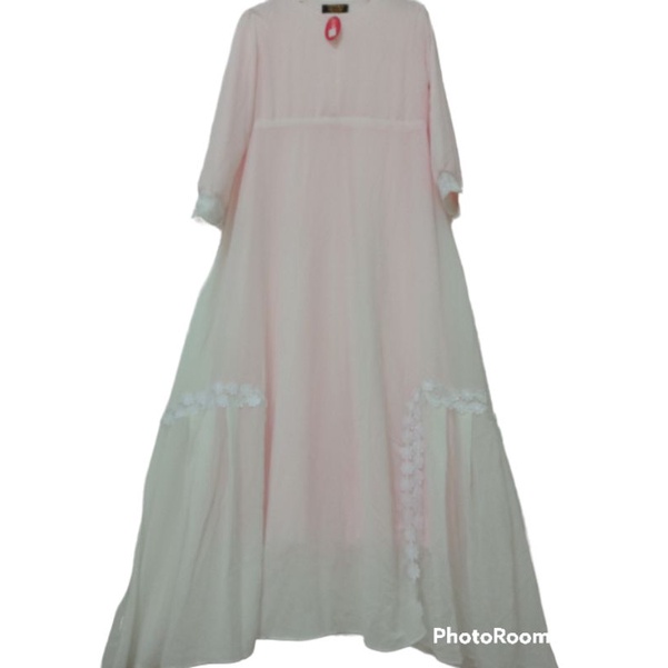 GAMIS PUTIH FURING PINK