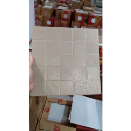 Keramik lantai Asia Alpha Cream 30x30 KW3