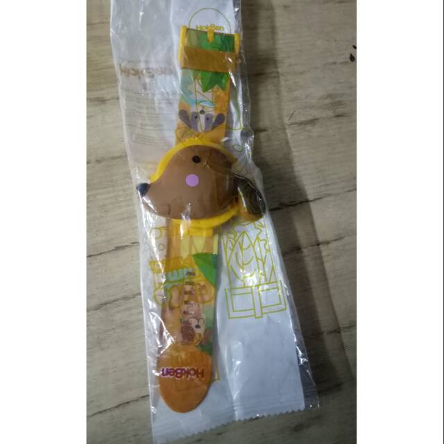 New Jam Hoka Hoka Bento Kitsu Bento Hokben Watch Dog Anjing Jam Tangan Anak karakter animal