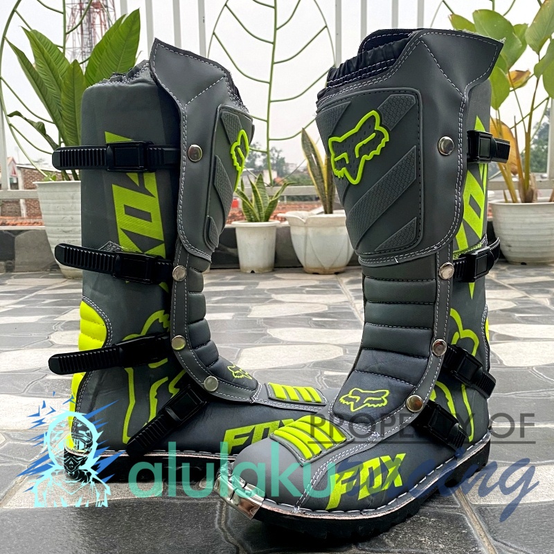 Sepatu Trail Fullprint Motocross MX Gen II with Front Protector for Boots Adventure - 009