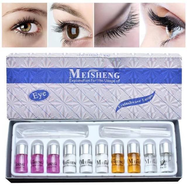 MEISHENG ORIGINAL Lash lift kit 1set / obat keriting bulumata