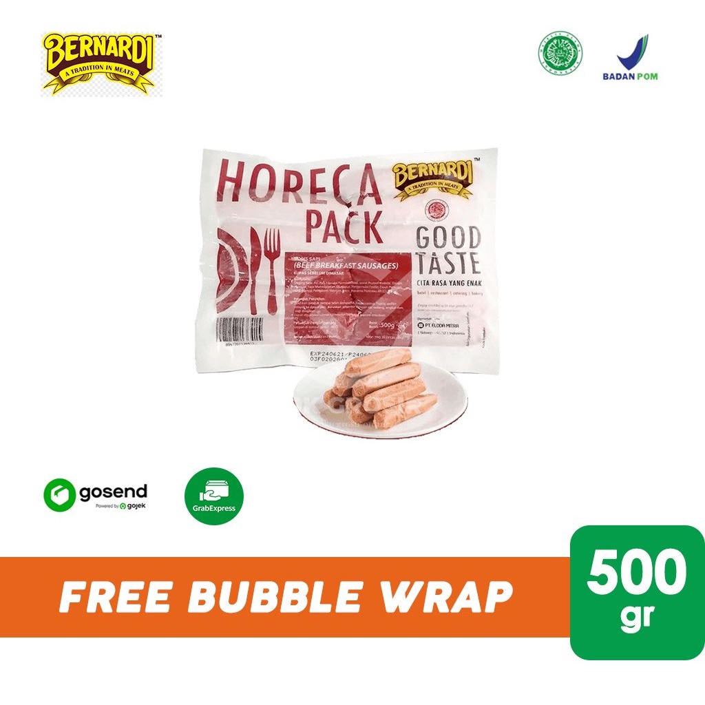 

Bernardi Breakfast Sosis Sapi 500gr (KHUSUS INSTANT)