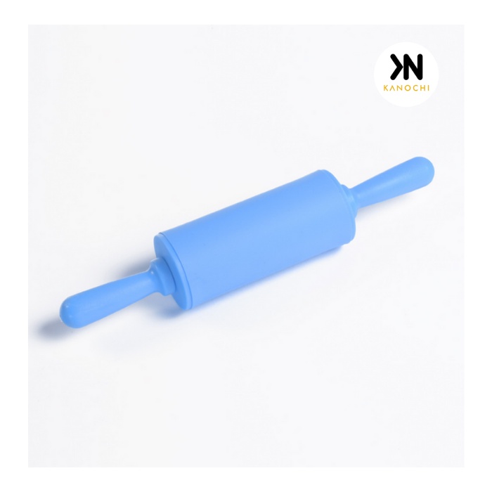 Rolling Pin Silicone Mini 23cm Penggilas Adonan Silikon Anti Lengket