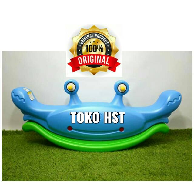 MAINAN ANAK JUNGKAT JUNGKIT MURAH KUDA GOYANG JUNGKITAN ANAK MAINAN PLAYGROUND ORIGINAL TK PLAYGRUP