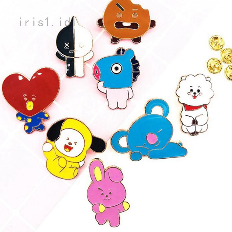 1Pc Stiker Dinding Decal Desain BTS bt21 chimmy cooky 1Pc Stiker Dinding Decal Desain BTS bt21 chimmy cooky