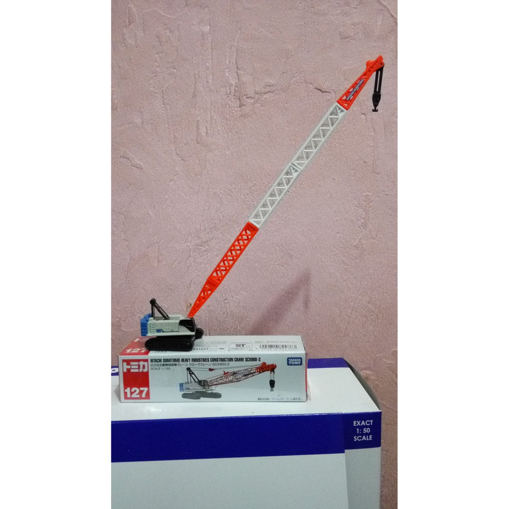 Unik miniatur tomica long no 127 hitachi sumitomo crane Limited