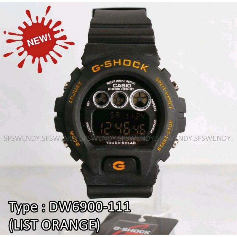 Jam Tangan_Dw6900_Jam Tangan_G_Shock 6900 Water Resist Jam Trendy Kasual Pria Jam Tangan Anti Air