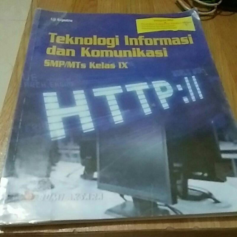 

buku smp, buku tik, buku teknologi informatika danvkomunikasi kelas 9, kelas ix,