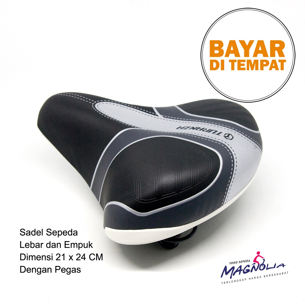 Sadel Jok  Sepeda Empuk Turanza dengan Per Pegas