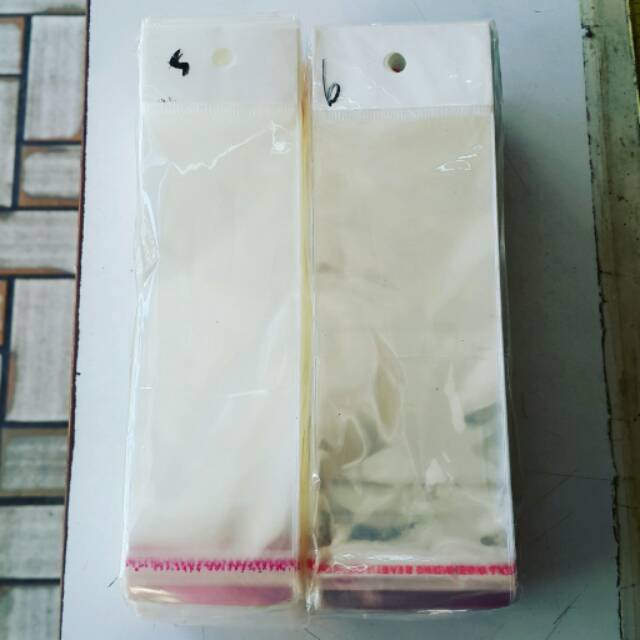 Plastik OPP Perlize 5x16(12)+3cm Plastik Kemasan Plastik Aksesoris Plastik Gantungan Plastik Souveni
