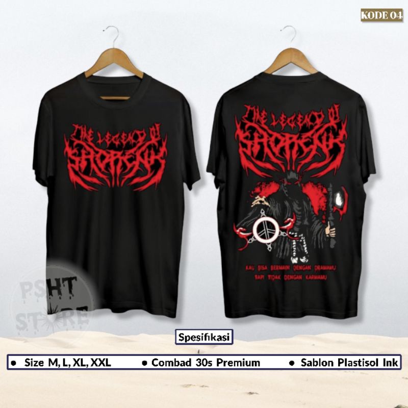 (Kode-04) Kaos The Legend Of Shorenk