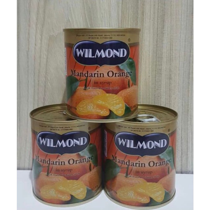 

[TERMURAH] Wilmond Mandarin Orange 312gr - Buah Kaleng - Jeruk Mandarin