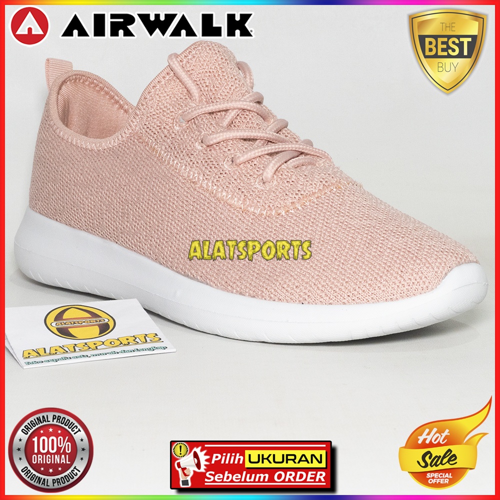 Airwalk Grida AIWX9F1226PK Pink Sepatu Sneaker Wanita Original