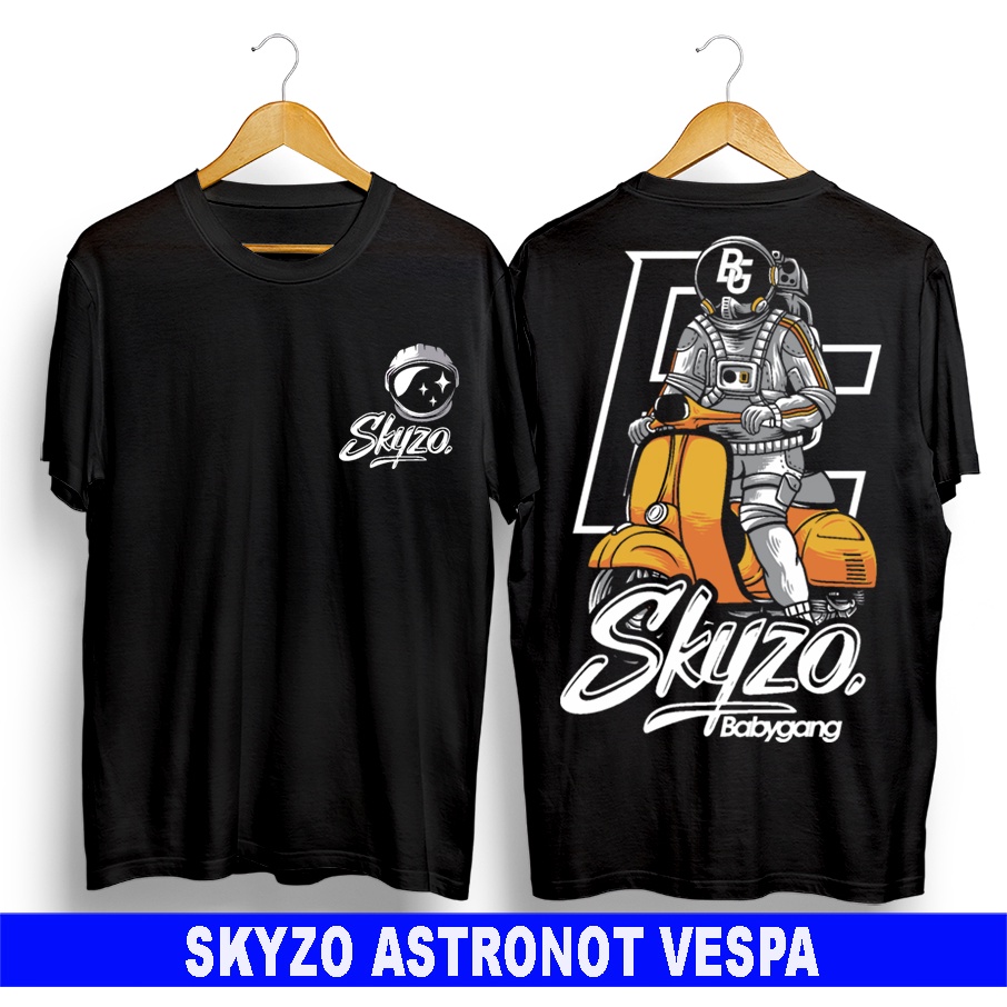 Kaos murah Kaos distro murah baju  distro pria t-shirt murah combed30s skyzo astro vespa