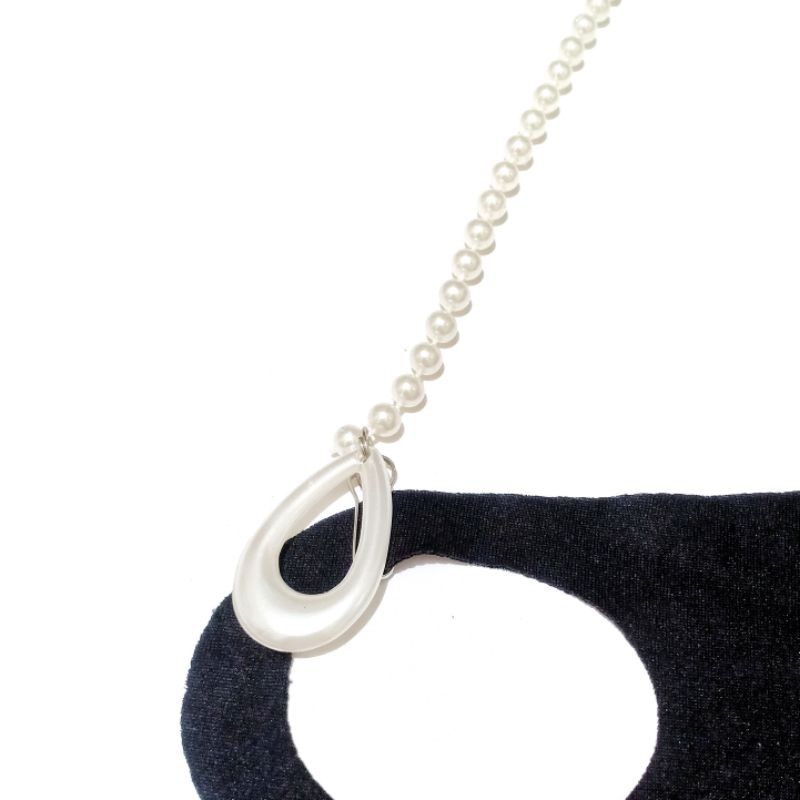 Kalung Gantungan Masker Strap Hanging Mask Korean Teardrop Pearl String Series