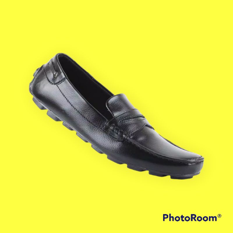 Sepatu Pantofel Pria Hitam Terbaru Untuk Kerja Kantor Dan Acara Tanpa Tali Merk Carlit
