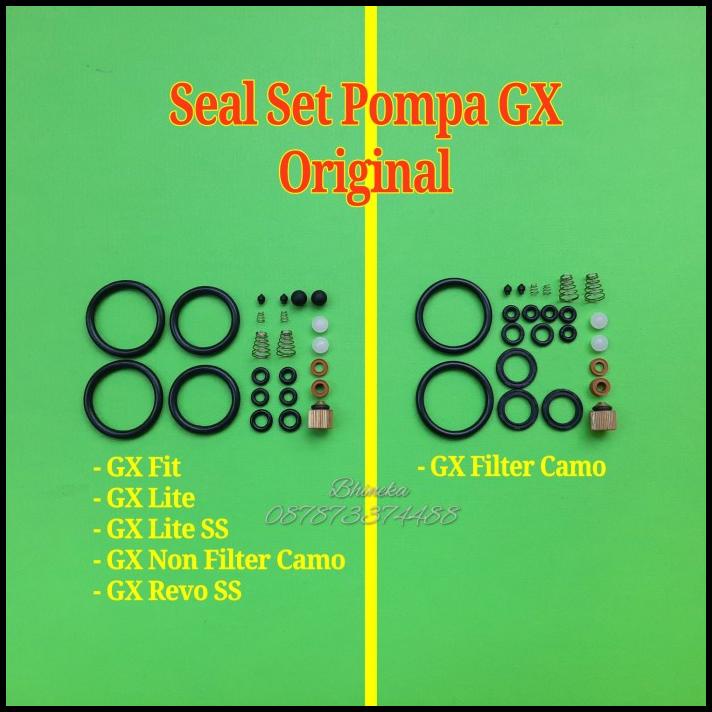 Sil Pompa Gx / Seal Part Pompa Gx Non Filter & Gx Filter