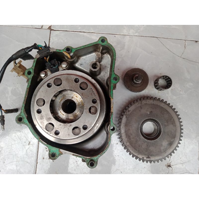 Blok Magnet Full Set Honda Blede 110 New / ORIGINAL