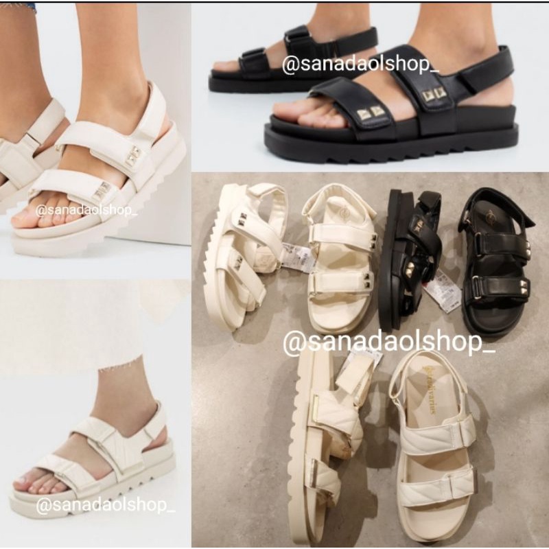 BLACK FRIDAY SALE  Sandal STRADIVARIUS Quilted Platform Sandals
