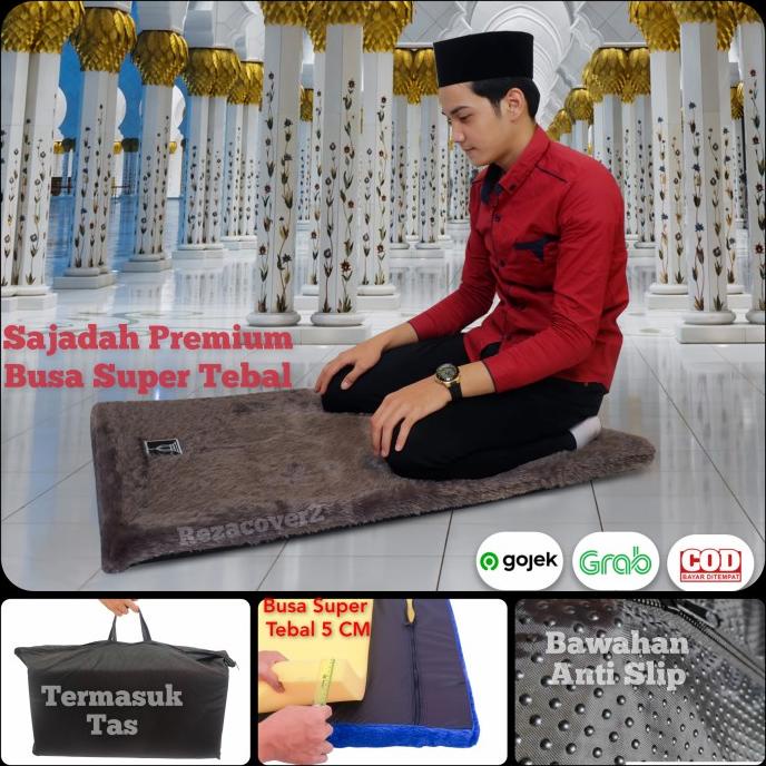 Sajadah Busa Tebal 5 Cm Sajadah Bulu Tebal Alas Bintik Anti Slip