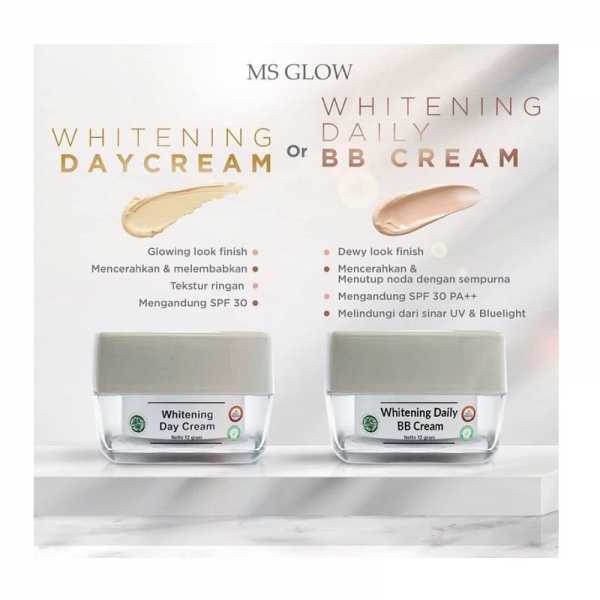 Jual MS Glow Day Cream / Ms Glow BB Cream / Ms Glow Whitening Day Cream
