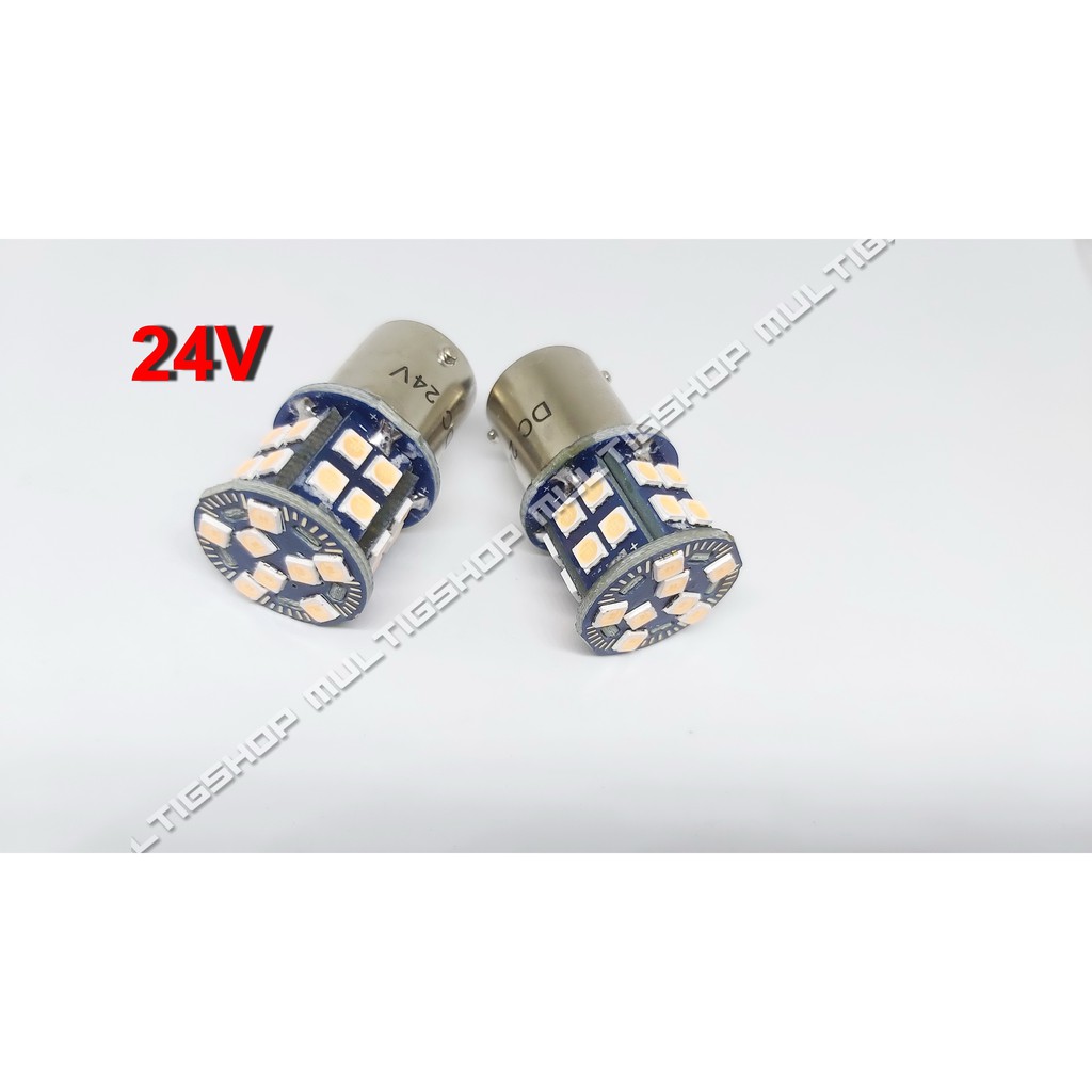 Lampu Belok LED 1156 3030 28 LED Kedip 24V (set)