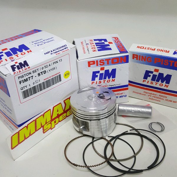 Piston Bore Up Honda Vario 125 PCX STD os100 os150 os200 52.4mm 52.9mm 53.4mm 54.4mm 53.9mm pen 13 J