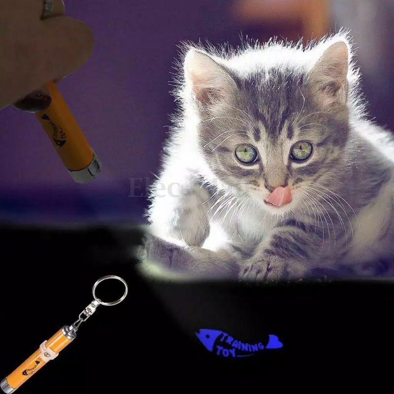 Pointer laser kucing led bentuk telapak kaki