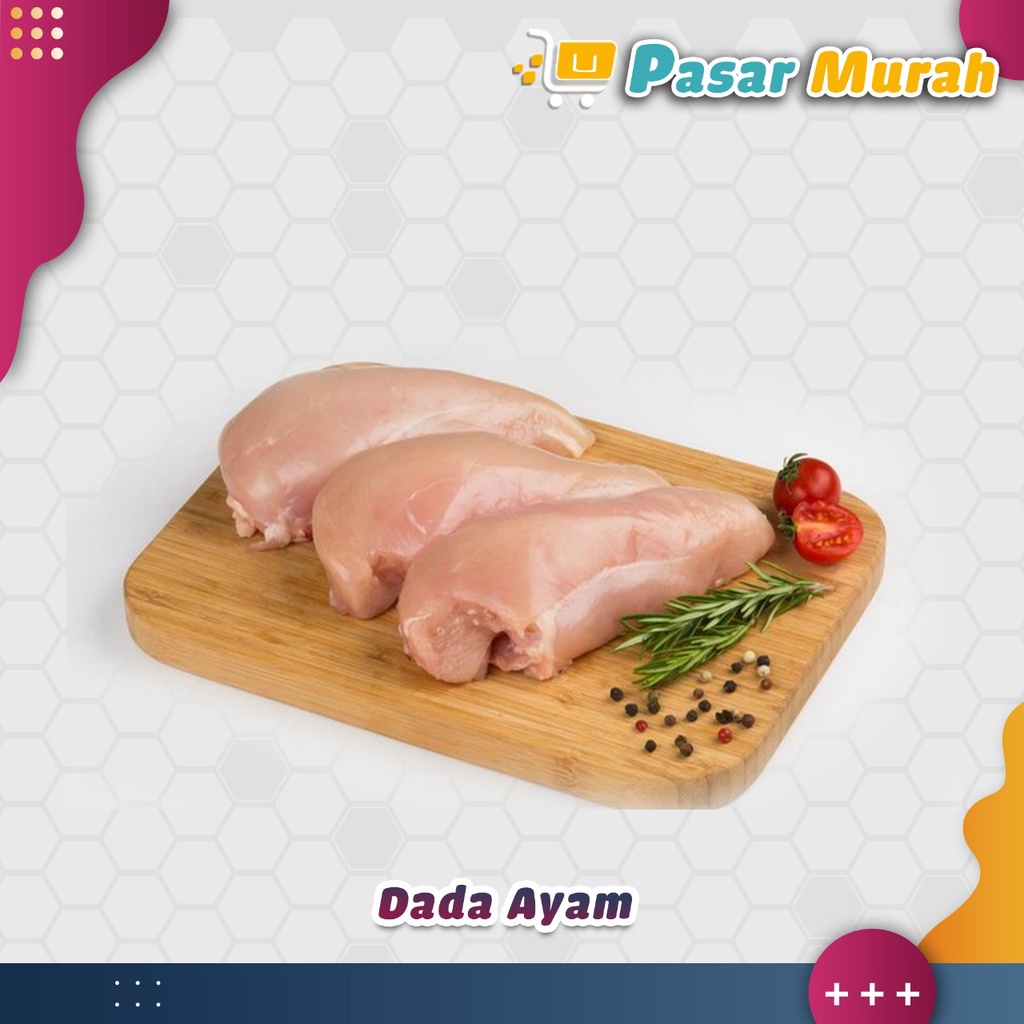 

AYAM FILLET /Daging Ayam Bagian Dada Tanpa Tulang Kemasan 1 Kg /Chicken Breast