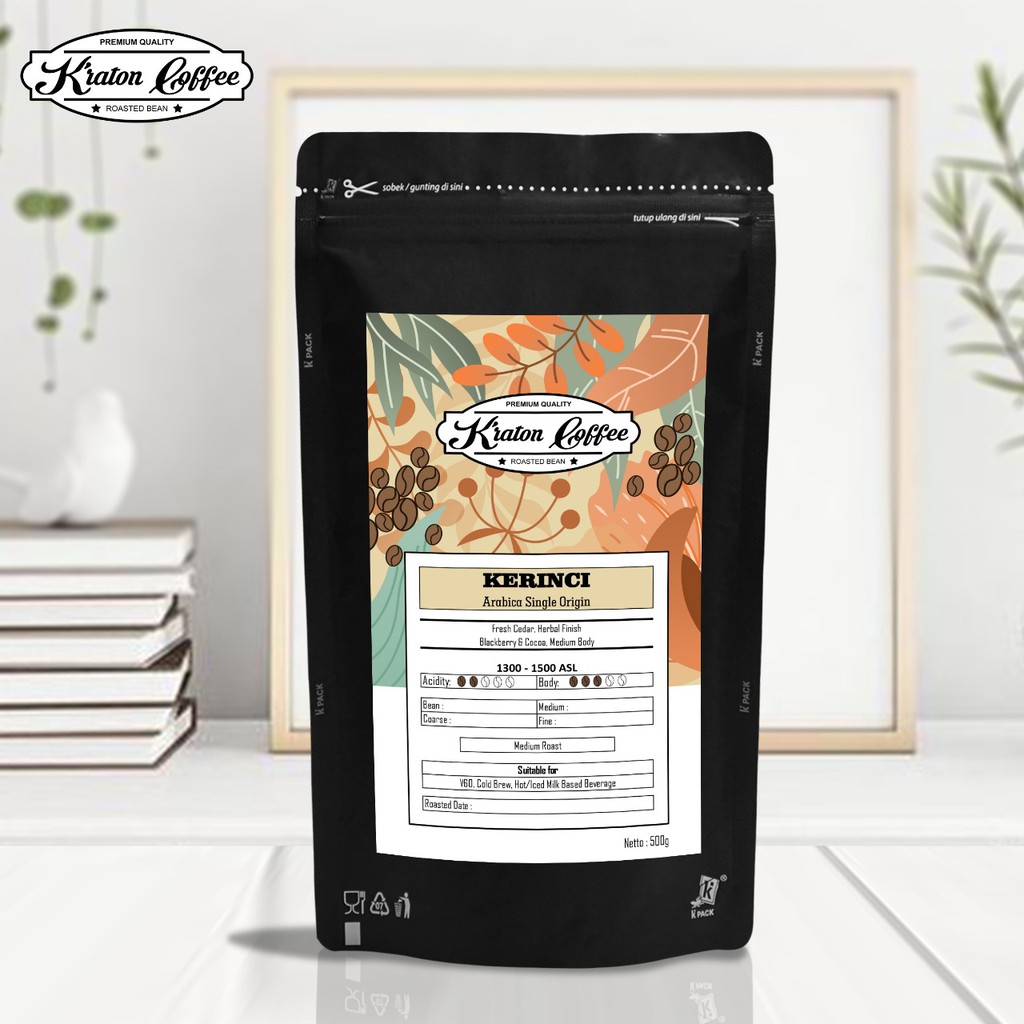 

Biji Kopi Kraton Arabika Kerinci Arabica Bean Single Origin