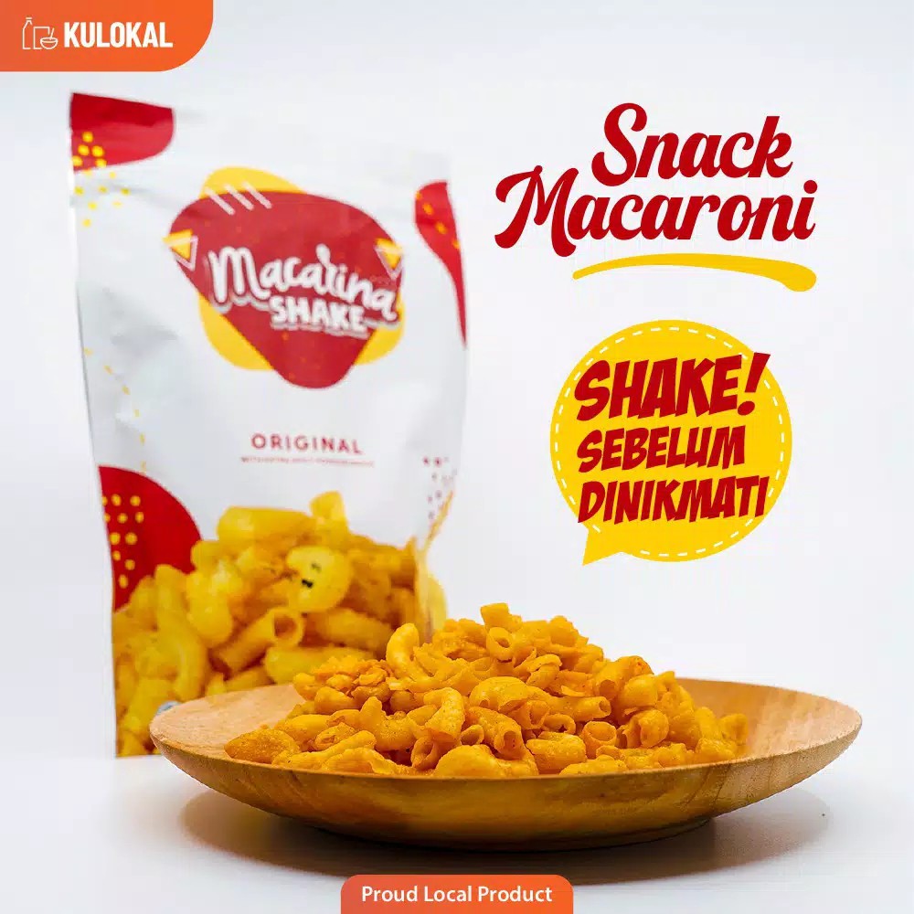 

Macarina Shake Makaroni Kering Original 120 gram