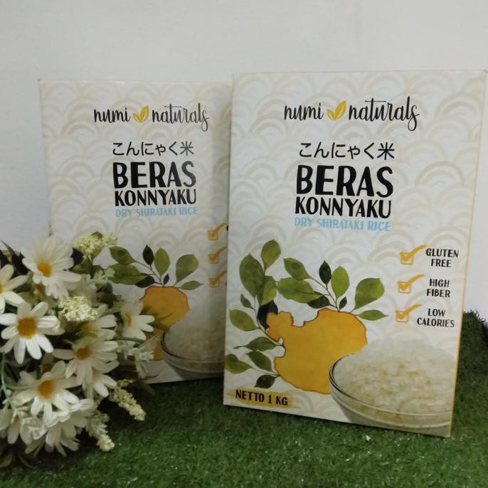 

BERAS- BERAS KONNYAKU DRY SHIRATAKI RICE 1KG -UNGGULAN.