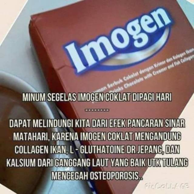 

Imogen Coklat, susu penambah nafsu makan