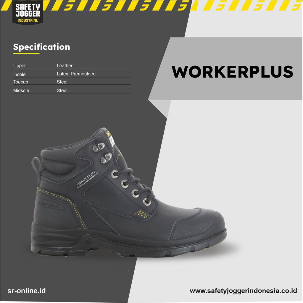 Sepatu Safety Jogger WORKERPLUS S3 HRO SRC