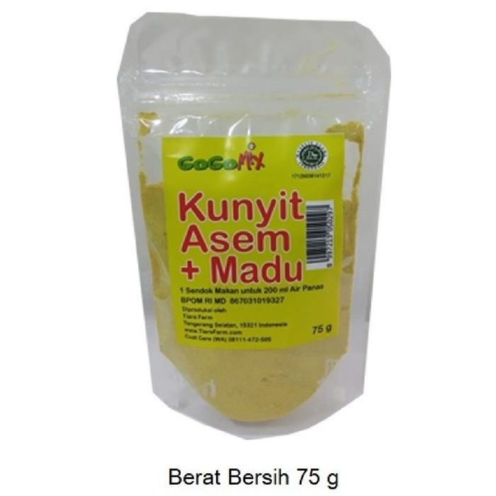 

GogoMix Tiara Farm - Kunyit Asem Madu Bubuk Instan - 75gr