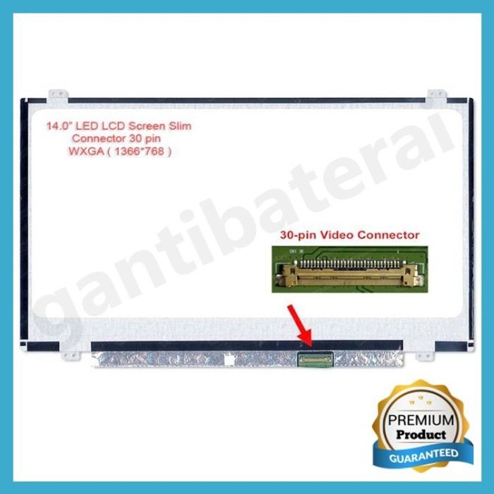 LCD LED Acer Aspire ES1-411 ES1-420 ES1-421 ES1-431 14.0 Slim 30 Pin